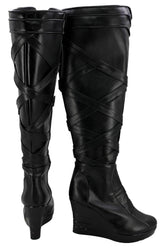 Thor 3 Ragnarok Valkyrie Schuhe Cosplay Schuhe Stiefel Schwarz - cosplaycartde